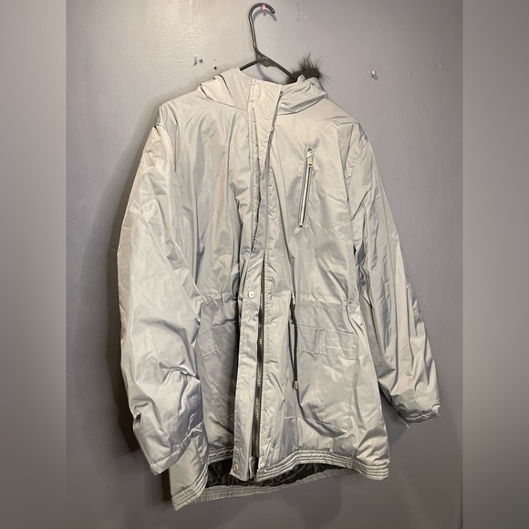 BEVERLY HILLS POLO CLUB GREY PARKA COAT - Picture 7 of 15